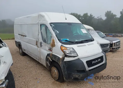 2021 Ram Promaster 3500 Cargo Van High Roof 159 Wb Ext from USA, damaged, VIN 3C6MRVJG3ME551432